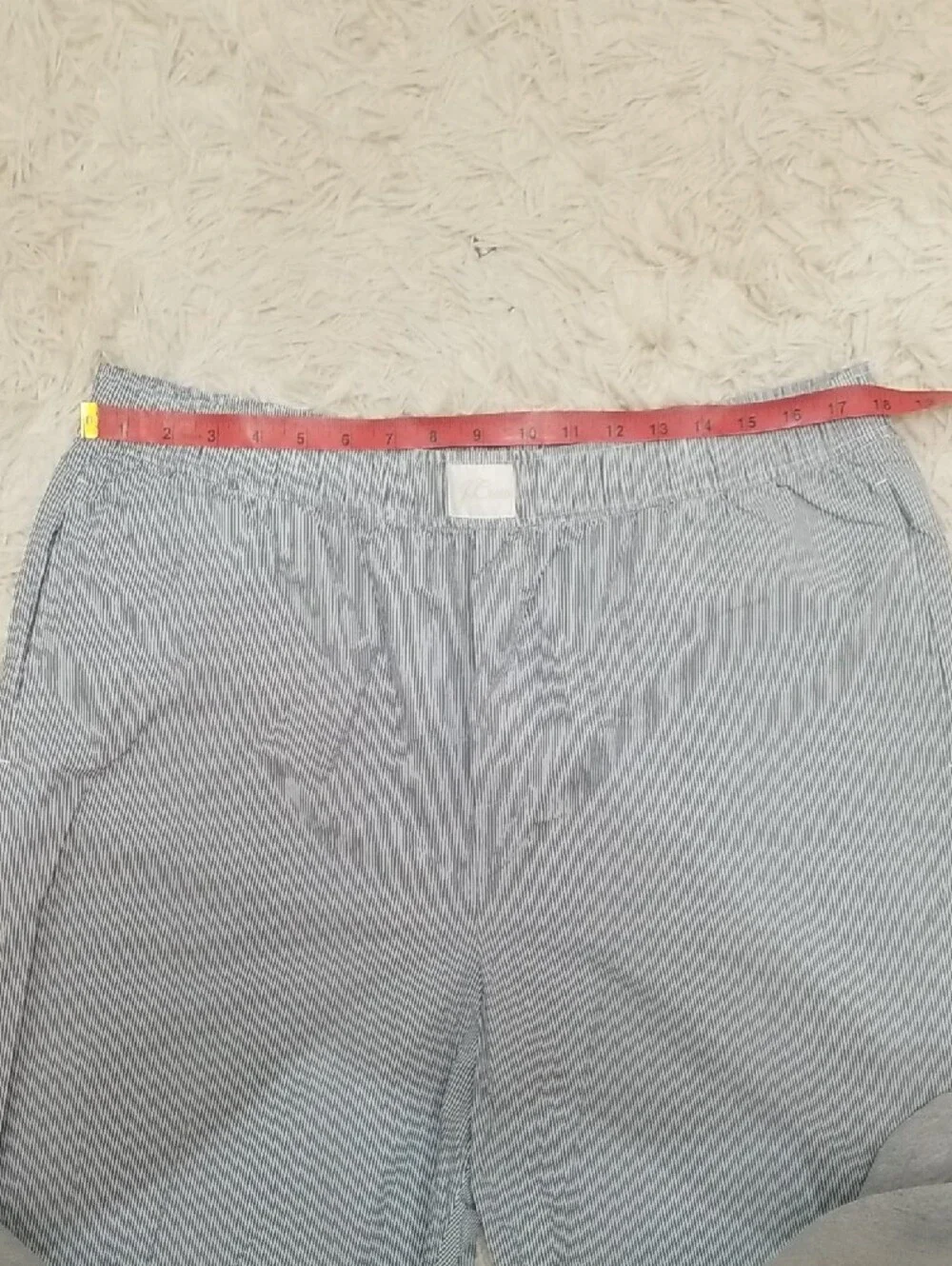 J. Crew  Gray And White Stripes  Wide-Leg Womens  Pants
